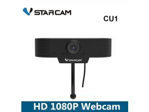 HD 1080P Webcam Pro, 2 Megapixel Streaming Web Camera with Noise Reduction Microphone, Widescreen USB Computer Camera or Streaming Gaming Conferencing Mac Windows PC Laptop