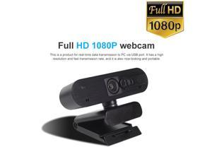 1080P Business Webcam with DUAL Microphone & Privacy Cover, USB PC Computer Webcam with Microphone, Laptop Desktop Full HD Camera Video Webcam WIDE Degree Widescreen, Pro Streaming Webcam