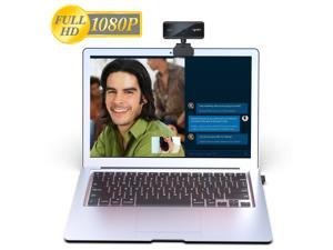 5MP 1080P Webcam,S3 Computer Camera, Webcam with Microphone for Desktop and Laptop, USB HD PC Webcam, USB Plug and Play Webcam