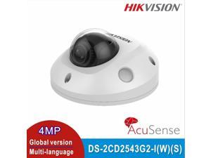 Original Hikvision AcuSense DS-2CD2143G0-I 4MP AcuSense POE Mini IP Dome Network Wifi Wireless Camera, 2.8mm Fixed lens, WDR IP67 H265 H264 Upgradeable