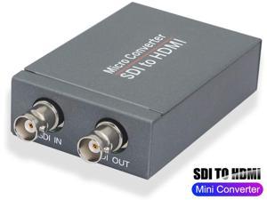 SDI to HDMI Converter, SDI to HDMI Audio De-embedder Support 3G-SDI, HD-SDI, SD-SDI Auto Format Detection and Stereo De-embedder, SDI Loopout Video Capturing Devices - Newegg.com