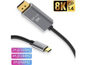 USB C to DisplayPort 3.3 Feet Cable, USB Type-C to DP Adapter [Thunderbolt 3 Compatible] for MacBook Pro 2018/2017, MacBook Air/iPad Pro 2018, Samsung Galaxy S10/S9, Surface Book 2 and More