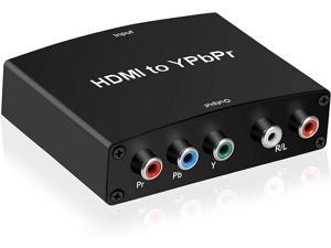 HDMI to Component Converter Aluminum 1080P HDMI to YPbPr HDMI to RGB 5RCA Converter for MacBook TV BluRay DVD PS4 DVD PSP Xbox 360Amazon Fire TVHDMI to Ypbpr