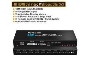BIT-MSE-4K60-104PRO 4K60Hz 2x2 1x4 4x1 1x3 3x1 Video Wall Controller  HDMI/DP 2 Inputs 4 Outputs