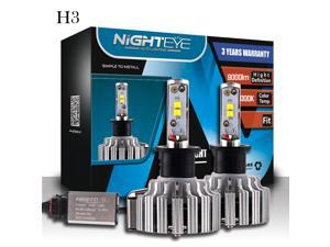 Novsight A333- T1 H3 LED Headlight Bulbs Lighting Conversion Kits - 6000K Cool White 70W 9000LM for Cars Jeep Off Road Trucks ATV SUV (pack of 2)-3 Year Warranty Novsight A333- T1 H3 LED Headlight Bulbs Lighting Conversion Kits - 6000K Cool White 70W 9000LM for Cars Jeep Off Road Trucks ATV SUV (pack of 2)-3 Year Warranty