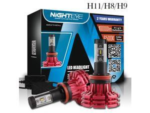 Novsight A344-X1 H11/H8/H9 Car LED Headlights 60W/set 10000LM 6500K Cool White IP68 Waterproof CSP LED Chip Car Headlight Conversion Kit (pack of 2) - 3 Year Warranty Novsight A344-X1 H11/H8/H9 Car LED Headlights 60W/set 10000LM 6500K Cool White IP68 Waterproof CSP LED Chip Car Headlight Conversion Kit (pack of 2) - 3 Year Warranty