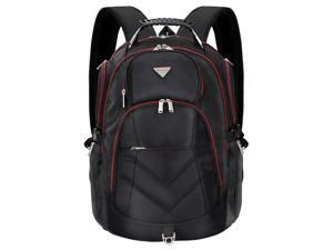 SOCKO 18.4 Inch Laptop Backpack  Travel Bag Hiking Knapsack Rucksack Backpack School College Student Shoulder Back Pack For 18-18.4 Inches Laptop Notebook Computer Mackbook Ultrabook, Black