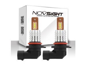 Novsight 9006/9012/HB4 Car LED Fog Light Blubs, Extremely Bright 60W 1,800 Lumens 6,000K Cool White Car Fog Light Conversion Kit,with CREE XBD Lamp Beads for Fog Light,Back-Up Light,Brake Light Novsight 9006/9012/HB4 Car LED Fog Light Blubs, Extremely Bright 60W 1,800 Lumens 6,000K Cool White Car Fog Light Conversion Kit,with CREE XBD Lamp Beads for Fog Light,Back-Up Light,Brake Light
