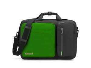 LUOM Convertible Laptop Bag Backpack, Multi-functional Water Resistant Messenger Bag Briefcase Business Travel College Laptop Shoulder Bag for Men / Women Fits Up to 17.3 Inch Laptop Computers,Green LUOM Convertible Laptop Bag Backpack, Multi-functional Water Resistant Messenger Bag Briefcase Business Travel College Laptop Shoulder Bag for Men / Women Fits Up to 17.3 Inch Laptop Computers,Green