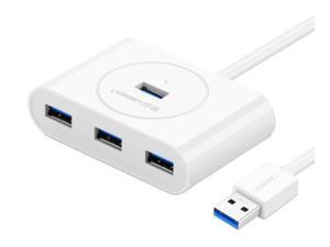 LUOM USB 3.0 Hub 4 Port USB 3 Data Hub Portable Super Speed for MacBook Air, Mac Mini, iMac Pro, Microsoft Surface, Ultrabooks with 6 FT Extension Cable USB Hub (White) LUOM USB 3.0 Hub 4 Port USB 3 Data Hub Portable Super Speed for MacBook Air, Mac Mini, iMac Pro, Microsoft Surface, Ultrabooks with 6 FT Extension Cable USB Hub (White)