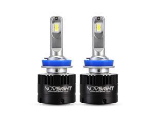 NOVISHGT H11 (H8, H9) LED Car Headlight Bulbs,Car Headlight Bulbs Conversion Kits 80W 14400LM 5500K Cool White IP68 Waterproof Automotive Light Bulbs All-in-one Conversion Kit(pack of 2) NOVISHGT H11 (H8, H9) LED Car Headlight Bulbs,Car Headlight Bulbs Conversion Kits 80W 14400LM 5500K Cool White IP68 Waterproof Automotive Light Bulbs All-in-one Conversion Kit(pack of 2)