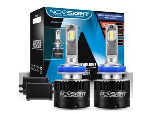 NOVSIGHT LED Headlight Bulbs All-in-One Conversion Kit - H11 (H8, H9) -14,400Lm 5500K Cool White America Customize Chips with Intelligent Control Driver NOVSIGHT LED Headlight Bulbs All-in-One Conversion Kit - H11 (H8, H9) -14,400Lm 5500K Cool White America Customize Chips with Intelligent Control Driver