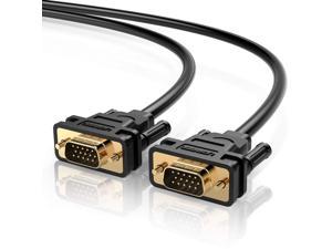 HD15 Male to HD15 Female ED707880 10 Feet Gold Plated, eDragon 4 Pack SVGA Cable Black 