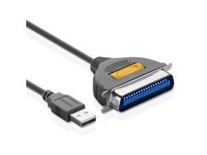 LUOM  USB to Parallel IEEE 1284 CN36 Printer Adapter Cable PC (Connect your old parallel printer to a USB port) for Printer, Inkjet, Laser etc (1Meter/3 Ft)