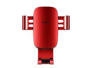 Baseus Car Mount Universal Phone Holder for iPhone X 8/8 Plus 7 7 Plus 6s Plus 6s 6 SE Samsung Galaxy S9 S9 Plus S8 Plus S8 Edge S7 S6 Note 8 5 -Red