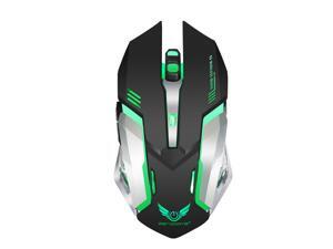 ZERODATE X70 Dual-Mode Wireless Gaming Mouse with 7-colorful Breathing Backlit, 2400 DPI, Ergonomic Grips, 6-Button Design - Black ZERODATE X70 Dual-Mode Wireless Gaming Mouse with 7-colorful Breathing Backlit, 2400 DPI, Ergonomic Grips, 6-Button Design - Black