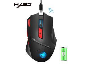 HXSJ T88 Gaming Mouse Wired & Wireless, 1200mAh Rechargeable Mice , Ergonomic Design with Adjustable DPI, 7 Buttons for PC, Laptop(Black) HXSJ T88 Gaming Mouse Wired & Wireless, 1200mAh Rechargeable Mice , Ergonomic Design with Adjustable DPI, 7 Buttons for PC, Laptop(Black)