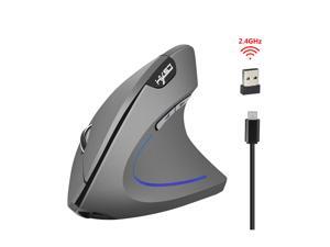 HXSJ T22 USB 2.4G Wireless Gaming Mouse 4 Buttons 10 Meters Rechargeable Wireless Mouse 1600 1800 2400dpi For Laptops For Computer- Gray HXSJ T22 USB 2.4G Wireless Gaming Mouse 4 Buttons 10 Meters Rechargeable Wireless Mouse 1600 1800 2400dpi For Laptops For Computer- Gray