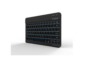 LUOM Universal Slim Portable Wireless Bluetooth with 7-Colors Backlit Keyboard with Built in Rechargeable Battery for IOS Android Windows Bluetooth device-Black LUOM Universal Slim Portable Wireless Bluetooth with 7-Colors Backlit Keyboard with Built in Rechargeable Battery for IOS Android Windows Bluetooth device-Black