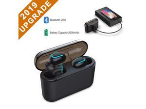 LUOM Wireless Earbuds Bluetooth 5.0 Headphone TWS True Wireless Stereo IPX5 Waterproof in-Ear Earphones Noise Canceling Bass Stereo Mini Bluetooth Headset Built in Mic with Charging Dock-Black LUOM Wireless Earbuds Bluetooth 5.0 Headphone TWS True Wireless Stereo IPX5 Waterproof in-Ear Earphones Noise Canceling Bass Stereo Mini Bluetooth Headset Built in Mic with Charging Dock-Black