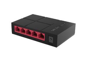 MERCURY 5 Port Gigabit Ethernet Network Switch | Ethernet Splitter | Sturdy Metal w/ Shielded Ports | Plug-and-Play | Traffic Optimization | Unmanaged (SG105M) MERCURY 5 Port Gigabit Ethernet Network Switch | Ethernet Splitter | Sturdy Metal w/ Shielded Ports | Plug-and-Play | Traffic Optimization | Unmanaged (SG105M)