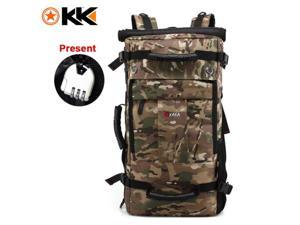 Camouflage Anti-theft Backpack Waterproof School Bags Large Capacity Rucksack P 