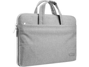 CCPK 156 Laptop Case 156 Inch Compatible for MacBook Pro 16 Inch Sleeve 15 Inch Case Cover Hp Lenovo Acer ASUS Dell Inspiron 15 in Alienware Bag with Handle Waterproof Canvas Briefcase Grey