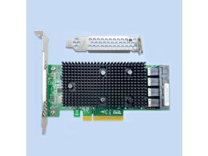 OEM LSI 9400-16i SATA/SAS HBA Controller CARD 12 Gbps PCIe 16 Port Support NVME HDD