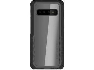 Ghostek Cloak Clear Grip Galaxy S10 Case with Super Slim Fit Shock Absorbing Bumper Heavy Duty Protection and Wireless Charging Compatible Cover for 2019 Samsung Galaxy S10 (6.1 Inch) - (Black)