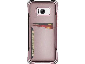 Ghostek Exec Card Holder Wallet Phone Case Designed for Galaxy S8 Plus S8 62 Inch  Pink