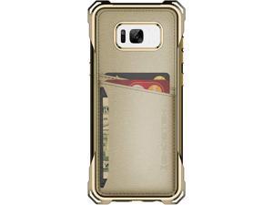 Ghostek Exec Card Holder Wallet Phone Case Designed for Galaxy S8 Plus S8 62 Inch  Gold