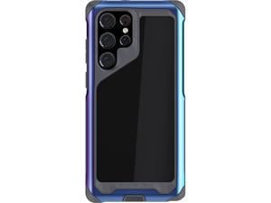 Ghostek ATOMIC slim S22 5G Phone Case with Clear Back and Iridescent Aluminum Bumper Heavy Duty Shock Absorbent Protective Metal Phone Cover Designed for 2022 Samsung Galaxy S22 606inch Prismatic