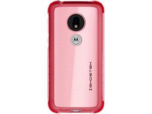 Ghostek Covert Clear Moto G7 Play Case with Super Slim Military Grade Armor Design Shockproof Heavy Duty Protection Scratch Resistant Back and Non-Slip Grip 2019 Moto G7 Play (5.7 Inch) - (Pink)