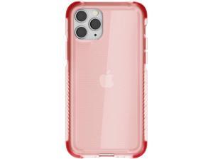 Ghostek Covert Clear iPhone 11 Pro Max Case with Super Slim Fit Design and Grip Bumper Shockproof Heavy Duty Protection Wireless Charging Compatible for 2019 iPhone 11 Pro Max 65 Inch  Pink
