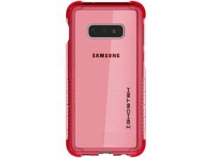 Ghostek Covert Clear Galaxy S10e Case with Super Slim Thin Design and Non-Slip Grip Tough Shockproof Heavy Duty Protection and Wireless Charging Compatible for 2019 Galaxy S10e (5.8 Inch) - (Pink)