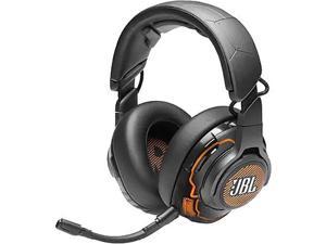 JBL JBLQUANTUMONEBLKAM Quantum ONE Wired Gaming Headset - Over-Ear - Stereo - 32 Ohms - DTS Headphone:X - Active Noise Cancellation - Detachable Boom Mic - Black