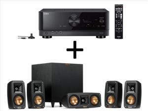 Yamaha TSR-700 7.1 Channel AV Receiver with 8K HDMI and MusicCast & Klipsch Reference 5.1 Channel Surround Sound System Bundle Yamaha TSR-700 7.1 Channel AV Receiver with 8K HDMI and MusicCast & Klipsch Reference 5.1 Channel Surround Sound System Bundle
