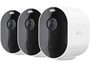Arlo VMC4350P-100NAR Pro 4 Spotlight Camera 3 Pack Wireless Security, 2K Video & HDR, Color Night Vision, 2 Way Audio, Wire-Free, Direct to WiFi No Hub Needed, White Arlo VMC4350P-100NAR Pro 4 Spotlight Camera 3 Pack Wireless Security, 2K Video & HDR, Color Night Vision, 2 Way Audio, Wire-Free, Direct to WiFi No Hub Needed, White