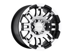 Vision Off-Road Warrior 17x8.5 6x114.3 18et Gloss Black Machined Face Wheel