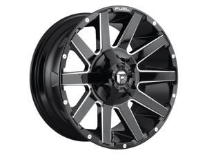 Fuel D615 Contra Gloss Black Milled 18x9 6x135 / 6x139.7 -12mm (D61518909845) Fuel D615 Contra Gloss Black Milled 18x9 6x135 / 6x139.7 -12mm (D61518909845)