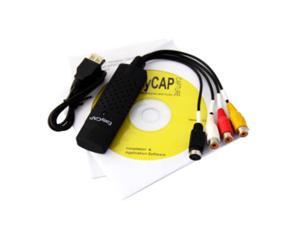 Easycap USB 2.0 to 3 RCA audio S-Video TV DVD VHS RW Capture Converter Adapter Cable Easycap USB 2.0 to 3 RCA audio S-Video TV DVD VHS RW Capture Converter Adapter Cable