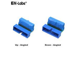 EnLabs U320PINAD90D USB 3.0 Motherboard 20pin Header Male to Female Extension Adpaters UP & Down Angled 90 Degre Adpater Included ,USB3.0 19pin/20pin Extender Connector for Motherboard Mainboard EnLabs U320PINAD90D USB 3.0 Motherboard 20pin Header Male to Female Extension Adpaters UP & Down Angled 90 Degre Adpater Included ,USB3.0 19pin/20pin Extender Connector for Motherboard Mainboard