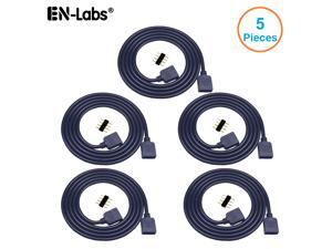 EnLabs 12V 4pin RGB Female to Female 4 Pin Extension Connector Cord Wire for PC RGB Fan Cooler & LED Light Strips-1.64FT - 5 Pack EnLabs 12V 4pin RGB Female to Female 4 Pin Extension Connector Cord Wire for PC RGB Fan Cooler & LED Light Strips-1.64FT - 5 Pack
