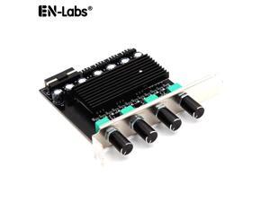 Computer PC Cooling Radiator System 4 Channel 3 pin 4 pin Cooler Fan RPM Speed Controller w/ PCI Slot Rear Bracket for fan 12 v - power by molex 4pin