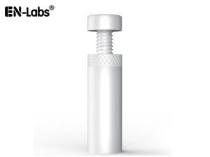 GPU Support Bracket Holder,Anti-Bending Magnetic GPU Brace for Video Card,Adjustable Height Vertical GPU Sag Mount for ATX/M-ATX/Mini-ATX Iron Case ,1.93"-3.15" Height Adjustable, White