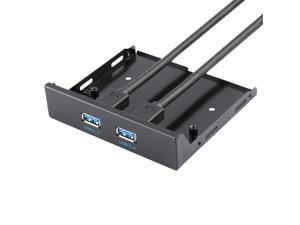 3.5" Internal Floppy Bay Front Panel Motherboard Mainboard USB 3.0 20Pin Header to 2 Port USB 3.0 Female Hub Adapter Bracket w/ 60cm Cable 3.5" Internal Floppy Bay Front Panel Motherboard Mainboard USB 3.0 20Pin Header to 2 Port USB 3.0 Female Hub Adapter Bracket w/ 60cm Cable