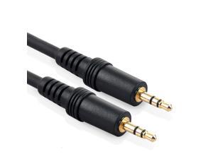 6FT 3.5mm Stereo 3 Position Male to Male AUX Audio Cable for Computer PC Headphone Laptop Tablet,Speaker,Amplifier - Black 6FT 3.5mm Stereo 3 Position Male to Male AUX Audio Cable for Computer PC Headphone Laptop Tablet,Speaker,Amplifier - Black