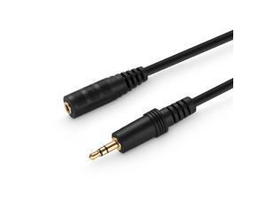 6FT 3.5mm Stereo 3 Position Male to Female AUX Audio Extension Cable for Computer PC Headphone Laptop Tablet,Speaker,Amplifier - Black 6FT 3.5mm Stereo 3 Position Male to Female AUX Audio Extension Cable for Computer PC Headphone Laptop Tablet,Speaker,Amplifier - Black