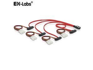 EnLabs SFF80874XSAS84821M Internal Mini SAS SFF-8087 to 4 x SAS 29pin SFF-8482 Cable w/ Molex 4pin Power ,Mini SAS Host/Controller to 4 SAS SFF-8482 Target/Backplane-3.3ft EnLabs SFF80874XSAS84821M Internal Mini SAS SFF-8087 to 4 x SAS 29pin SFF-8482 Cable w/ Molex 4pin Power ,Mini SAS Host/Controller to 4 SAS SFF-8482 Target/Backplane-3.3ft