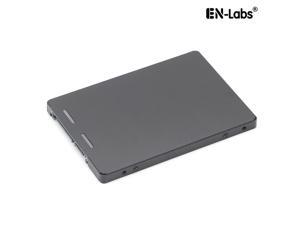 EnLabs ENM22SATA3 NGFF M.2 SSD to 2.5" SATA III Converter Adapter with 7mm Enclosure, Support NGFF SATA-bus M.2 2280 2260 2242 2230 SSD with Key B / Key B+M